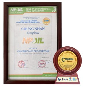 chứng nhận "nhãn hiệu cạnh tranh 2011" NPOIL