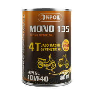 DẦU NHỚT XE MÁY MONO 135 API SL 10W40 DUNG TÍCH 800mL