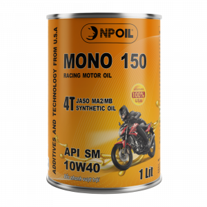 DẦU NHỚT XE MÁY MONO 150 API SM 10W40 DUNG TÍCH 1 LÍT