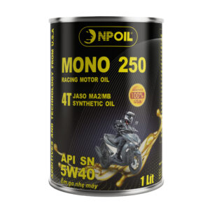 DẦU NHỚT XE MÁY MONO 250 API SN 5W40 DUNG TÍCH 1 LÍT