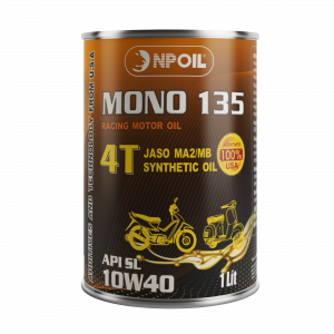 Dầu nhớt xe máy MONO 135 API SL 10W40 DUNG TÍCH 1 lít