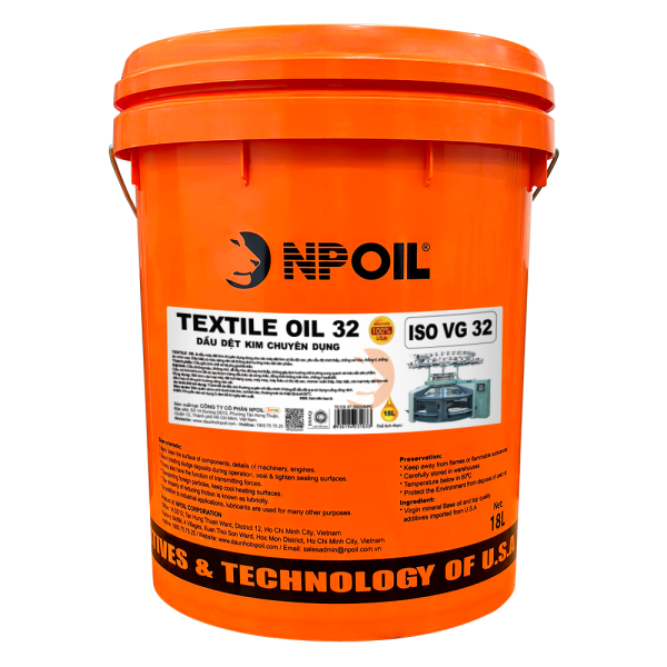 DẦU DỆT KIM TEXTILE OIL 32, XO 18L