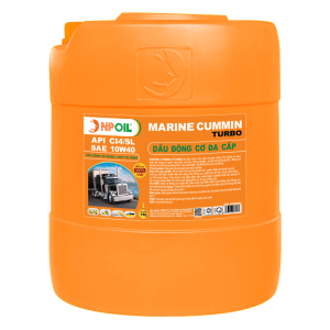 DẦU ĐỘNG CƠ MARINE CUMMIN 10W40, CAN18L