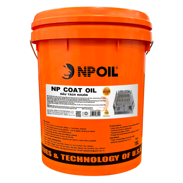 DẦU TÁCH KHUÔN NP COAT OIL XÔ 18L