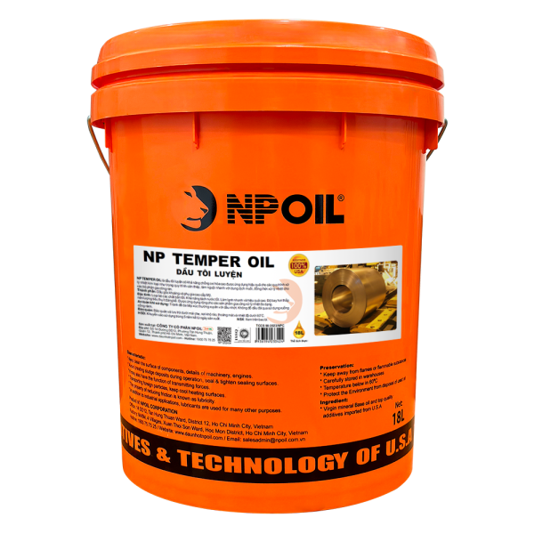 DAU TOI LUYEN NP TEMPER OIL XO 18L