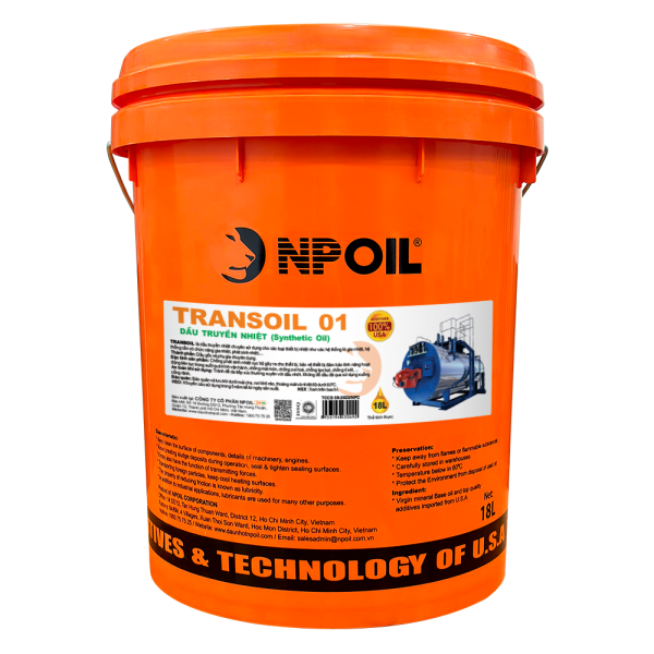 dầu truyền nhiệt NP TRANSOIL 01 (Synthetic Oil)