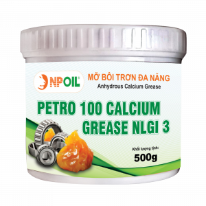 MỠ BÔI TRƠN ĐA NĂNG PETRO 100 CALCIUM GREASE NLGI 3 HŨ 500G