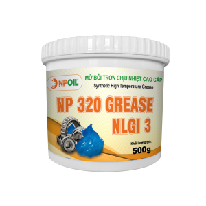 Mỡ bôi trơn, mỡ bò NP 320 GREASE NLGI 3, HU 500G, KT 30x6cm