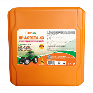 DẦU ĐỘNG CƠ MÁY NÔNG NGHIỆP NP AGRITA 40 API CI4SL 15W40 CAN 10 LÍT