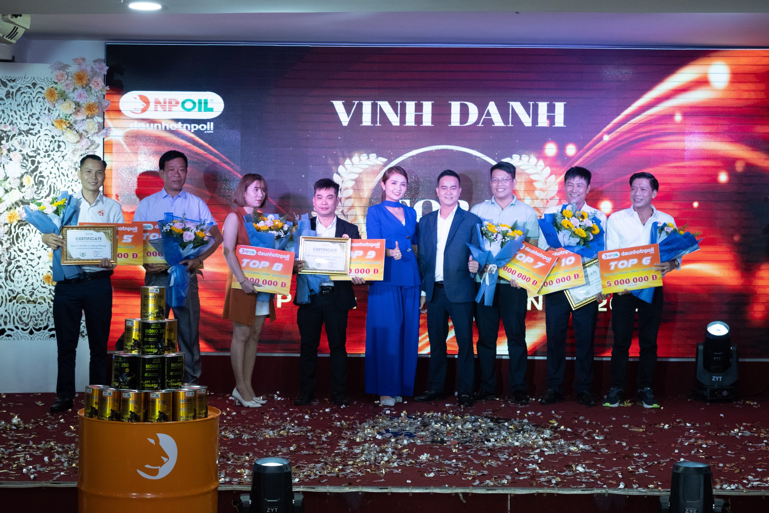 Top 10 Nhà Phân Phối và Đại Lý có thành tích kinh doanh tốt nhất 2023