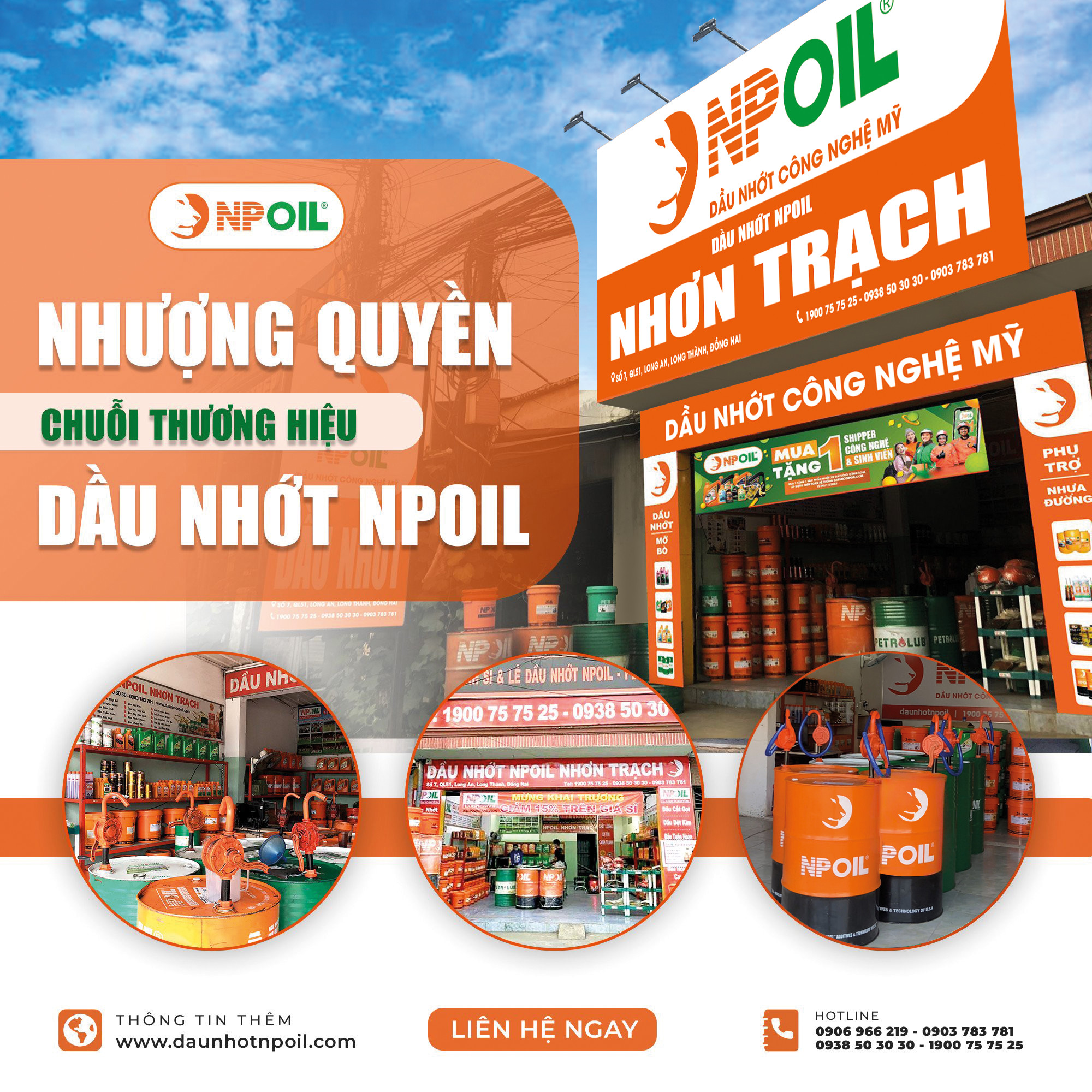 dầu nhớt NPOIL Nhơn Trạch