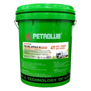 Dầu động cơ PETRO APPOLO 40 TURBO 15W40 API CI4SL xô 18 lít