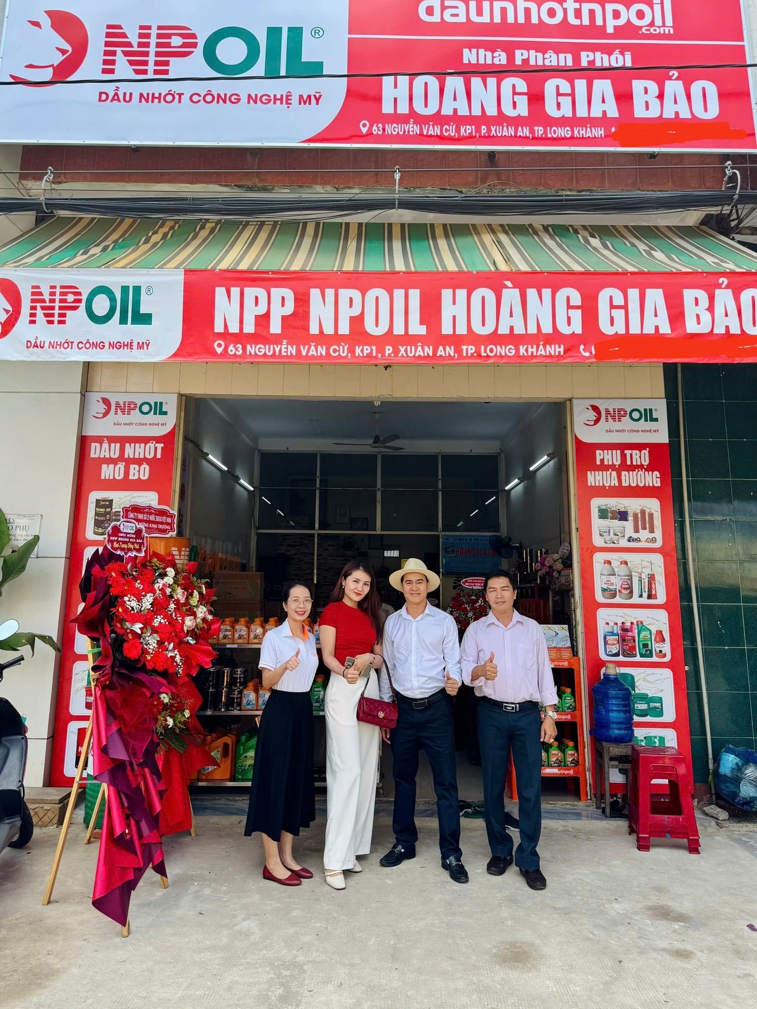 MỪng Khai TrƯƠng DẦu NhỚt Npoil HoÀng Gia BẢo