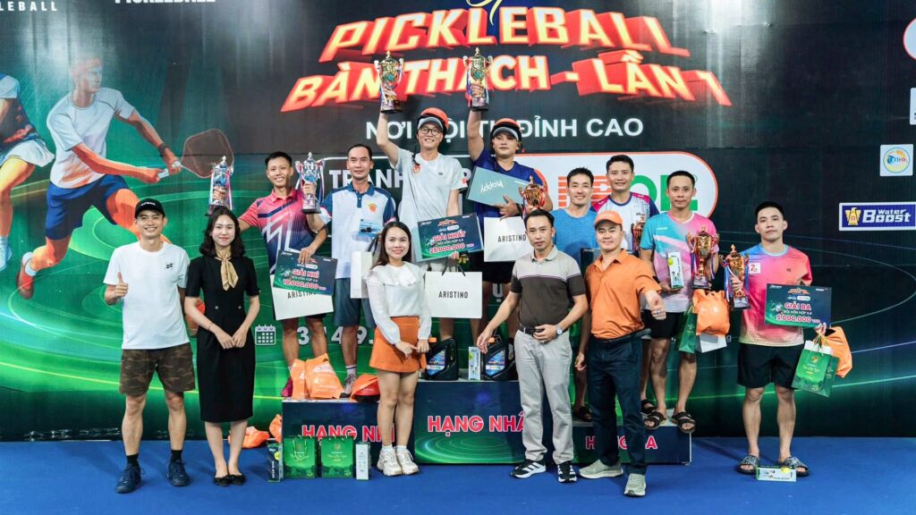 Vinh Danh Những Nhà Vô Địch Tại Giải Pickleball Bàn Thạch Lần I 2025 – Đôi Hỗn Hợp 5.8