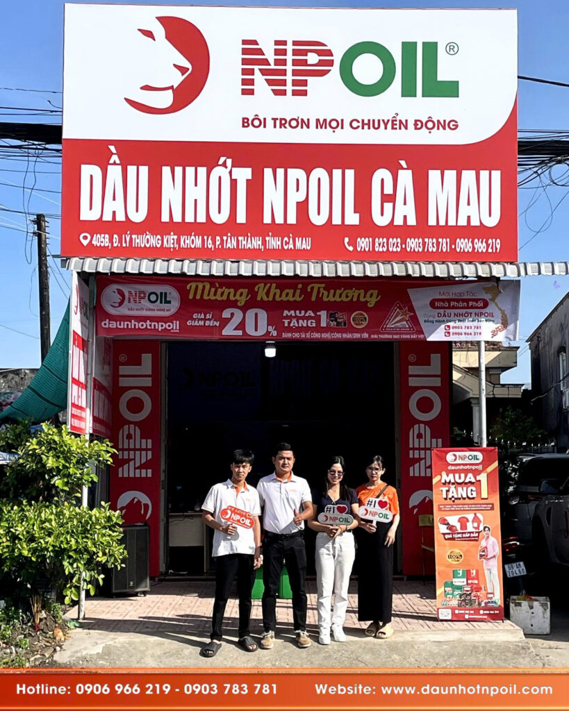 CỬa HÀng DẦu NhỚt Npoil TẠi CÀ Mau