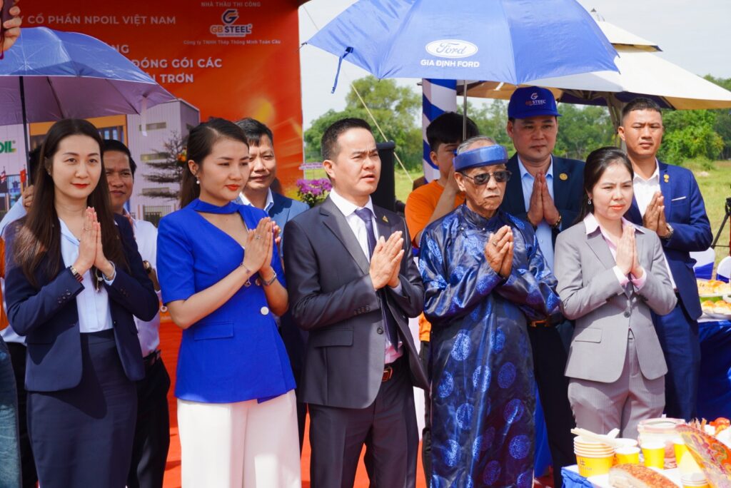 Nghi Thức Cúng Lễ Khởi Công Nhà Máy Npoil Việt Nam