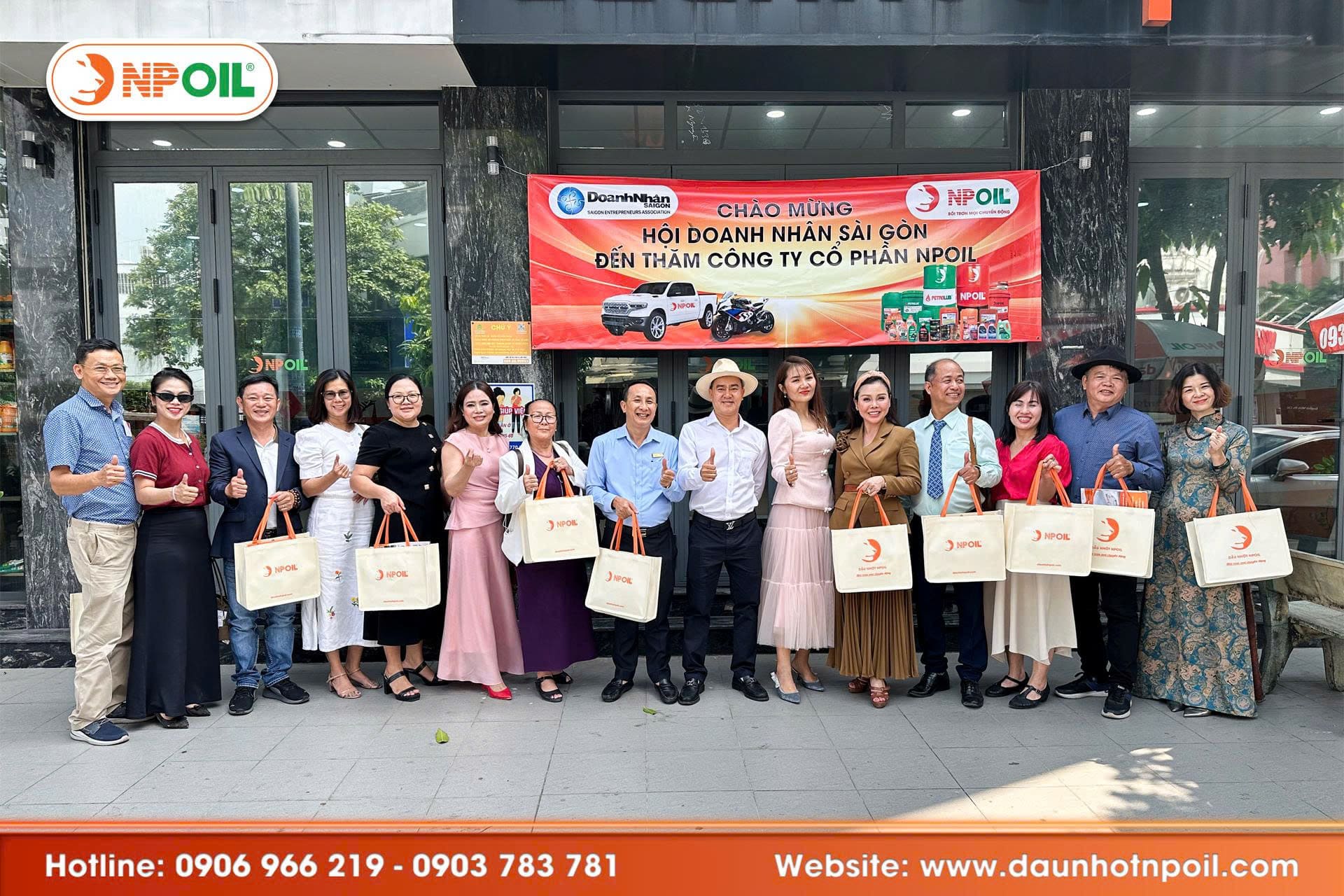 HỘi Doanh NhÂn SÀi GÒn GhÉ ThĂm & LÀm ViỆc TẠi VĂn PhÒng Npoil HỒ ChÍ Minh