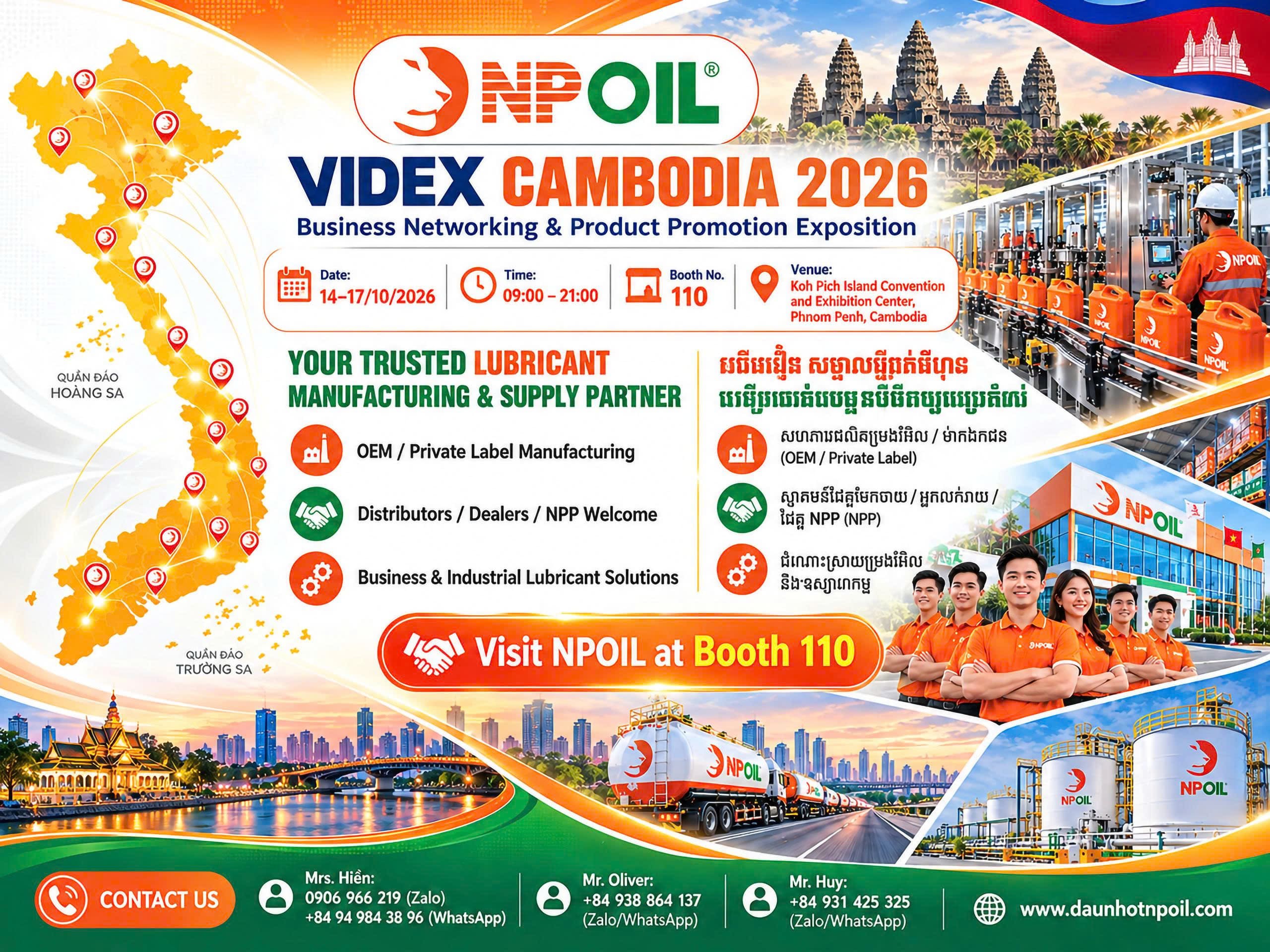 NPOIL THAM GIA VIDEX CAMBODIA 2026 (1)